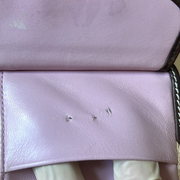 Coach Gigi Legacy Parchment-Dk Brown Spectator Vachetta Leather Tote+Wallet SET - Picture 12 of 14